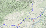 Wissembourg to Haguenau to Plittersdorf, Rastatt, Germany to Saverne, France