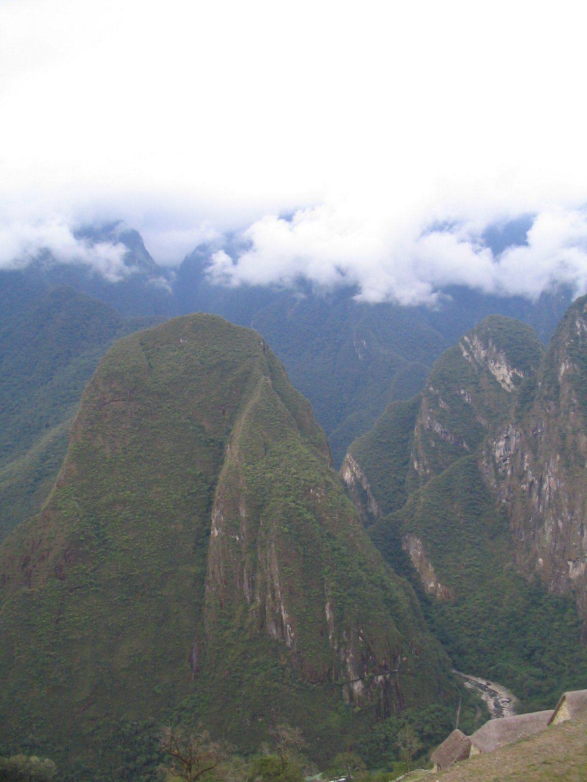 picture of us in Machu Picchu