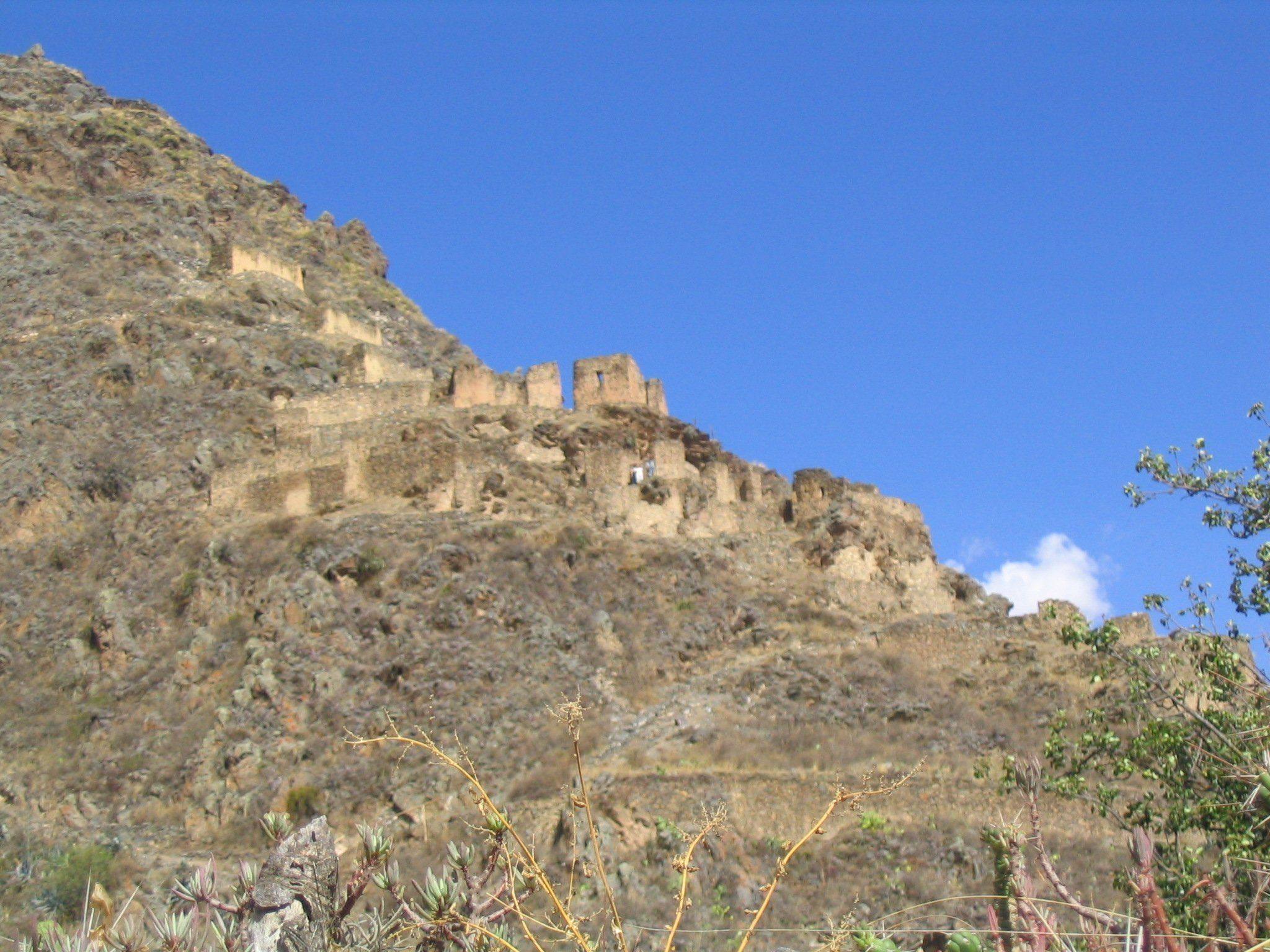 picture of us in Ollantaytambo